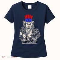 Uncle Sam I Want You 4th of July USA Mashup Women's T-Shirt thumb 0