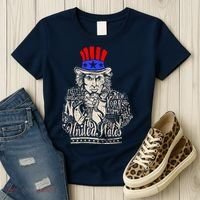 Uncle Sam I Want You 4th of July USA Mashup Women's T-Shirt thumb 3