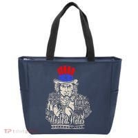 Uncle Sam I Want You 4th of July USA Mashup Tote Bag thumb 0