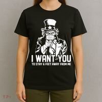 Uncle Sam I Want You To Save 6 Feet Away From Me T-Shirt thumb 4