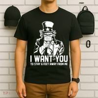 Uncle Sam I Want You To Save 6 Feet Away From Me T-Shirt thumb 6