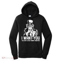 Uncle Sam I Want You To Save 6 Feet Away From Me Women's Hoodie thumb 0