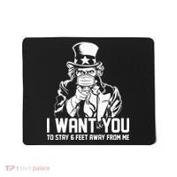 Uncle Sam I Want You To Save 6 Feet Away From Me Mousepad thumb 0