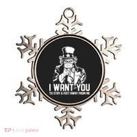 Uncle Sam I Want You To Save 6 Feet Away From Me Ornament thumb 0