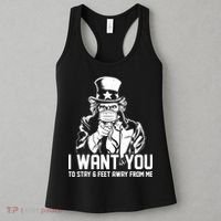 Uncle Sam I Want You To Save 6 Feet Away From Me Women's Tank Top thumb 3