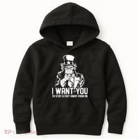Uncle Sam I Want You To Save 6 Feet Away From Me Kids Hoodie thumb 0