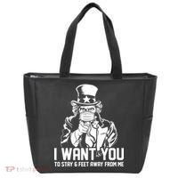 Uncle Sam I Want You To Save 6 Feet Away From Me Tote Bag thumb 0