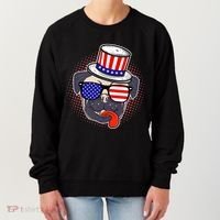 Uncle Sam Pug Women's Sweatshirt thumb 0