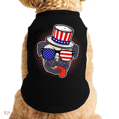 Uncle Sam Pug Doggie Tank