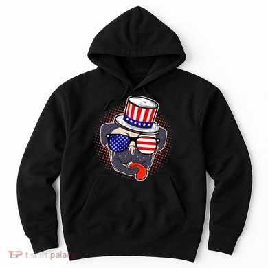 Uncle Sam Pug Hoodie