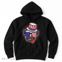 Uncle Sam Pug Hoodie thumb 0