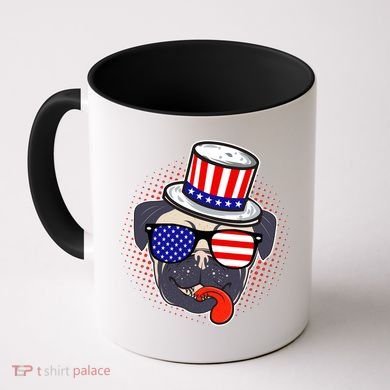 Uncle Sam Pug Coffee Mug