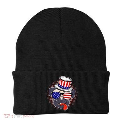 Uncle Sam Pug Beanie