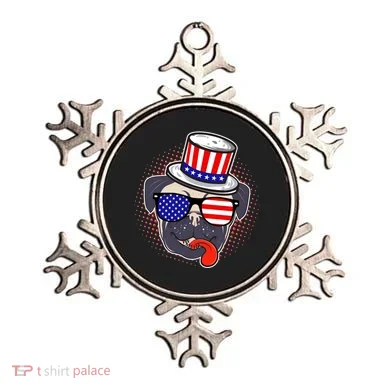 Uncle Sam Pug Ornament