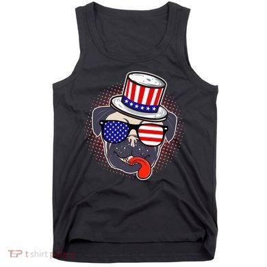 Uncle Sam Pug Tank Top
