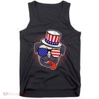 Uncle Sam Pug Tank Top thumb 0