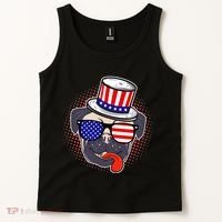 Uncle Sam Pug Tank Top thumb 2