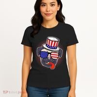 Uncle Sam Pug Women's T-Shirt thumb 4