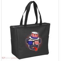 Uncle Sam Pug Tote Bag thumb 2