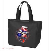Uncle Sam Pug Tote Bag thumb 3