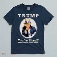 Uncle Sam Trump You're Fired Make America United Again T-Shirt thumb 5
