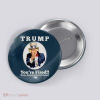 Uncle Sam Trump You're Fired Make America United Again Button thumb 0