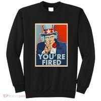 Uncle Sam Trump You're Fired Poster Sweatshirt thumb 0
