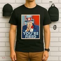 Uncle Sam Trump You're Fired Poster T-Shirt thumb 6