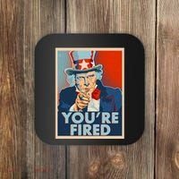 Uncle Sam Trump You're Fired Poster Coaster thumb 0