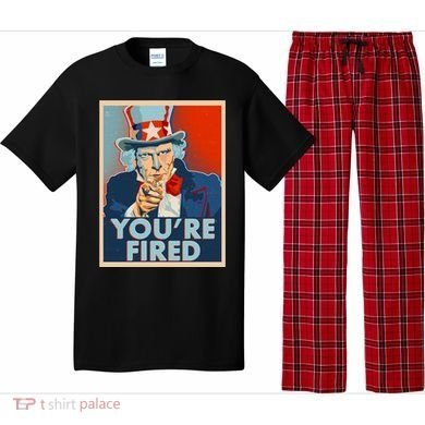 Uncle Sam Trump You're Fired Poster Pajama Set