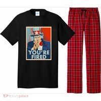 Uncle Sam Trump You're Fired Poster Pajama Set thumb 0