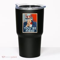 Uncle Sam Trump You're Fired Poster Tumbler thumb 0