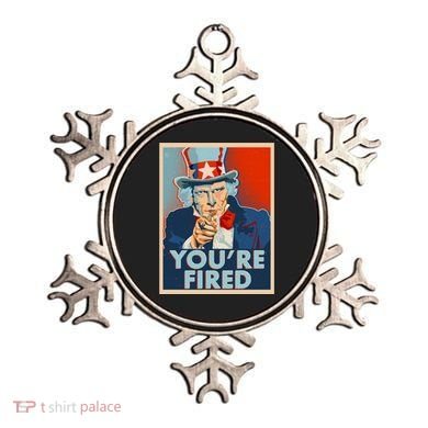 Uncle Sam Trump You're Fired Poster Ornament