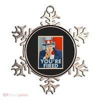 Uncle Sam Trump You're Fired Poster Ornament thumb 0