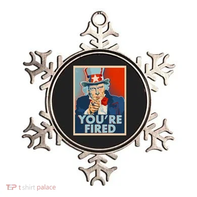 Uncle Sam Trump You're Fired Poster Ornament