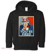 Uncle Sam Trump You're Fired Poster Toddler Hoodie thumb 0