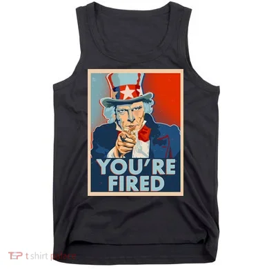 Uncle Sam Trump You're Fired Poster Tank Top