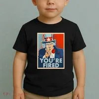Uncle Sam Trump You're Fired Poster Toddler T-Shirt thumb 2