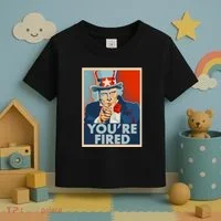 Uncle Sam Trump You're Fired Poster Toddler T-Shirt thumb 3