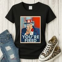 Uncle Sam Trump You're Fired Poster Women's T-Shirt thumb 3