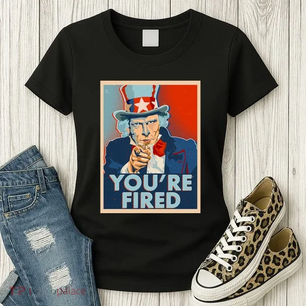 Uncle Sam Trump You're Fired Poster Women's T-Shirt