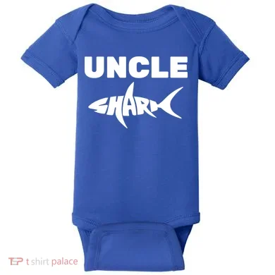 Uncle Shark Baby Bodysuit