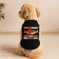 Uncle Shark Doo Doo Doo Doggie Tank thumb 2