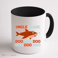 Uncle Shark Doo Doo Doo Coffee Mug thumb 1