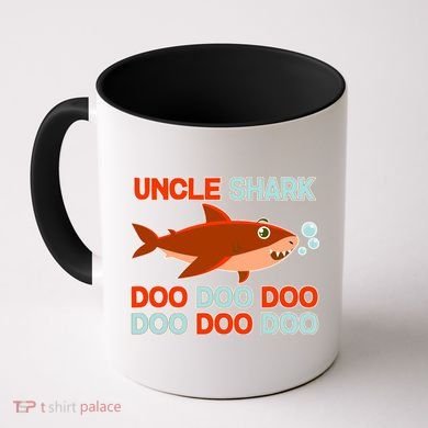 Uncle Shark Doo Doo Doo Coffee Mug