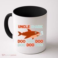 Uncle Shark Doo Doo Doo Coffee Mug thumb 0