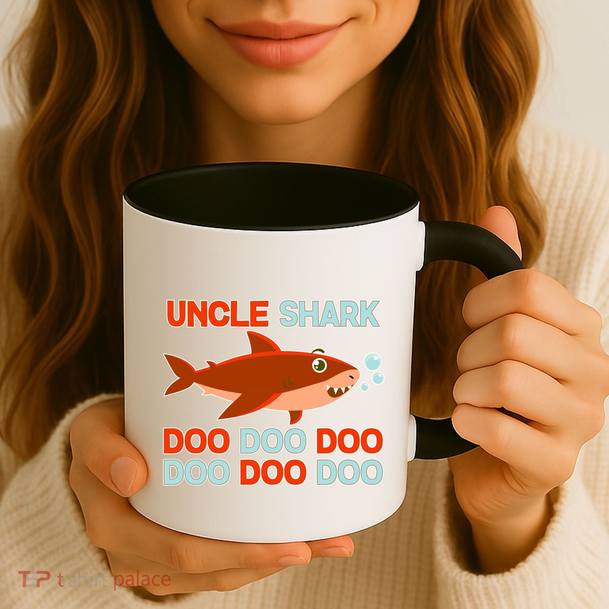 Uncle Shark Doo Doo Doo Coffee Mug