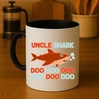 Uncle Shark Doo Doo Doo Coffee Mug thumb 4
