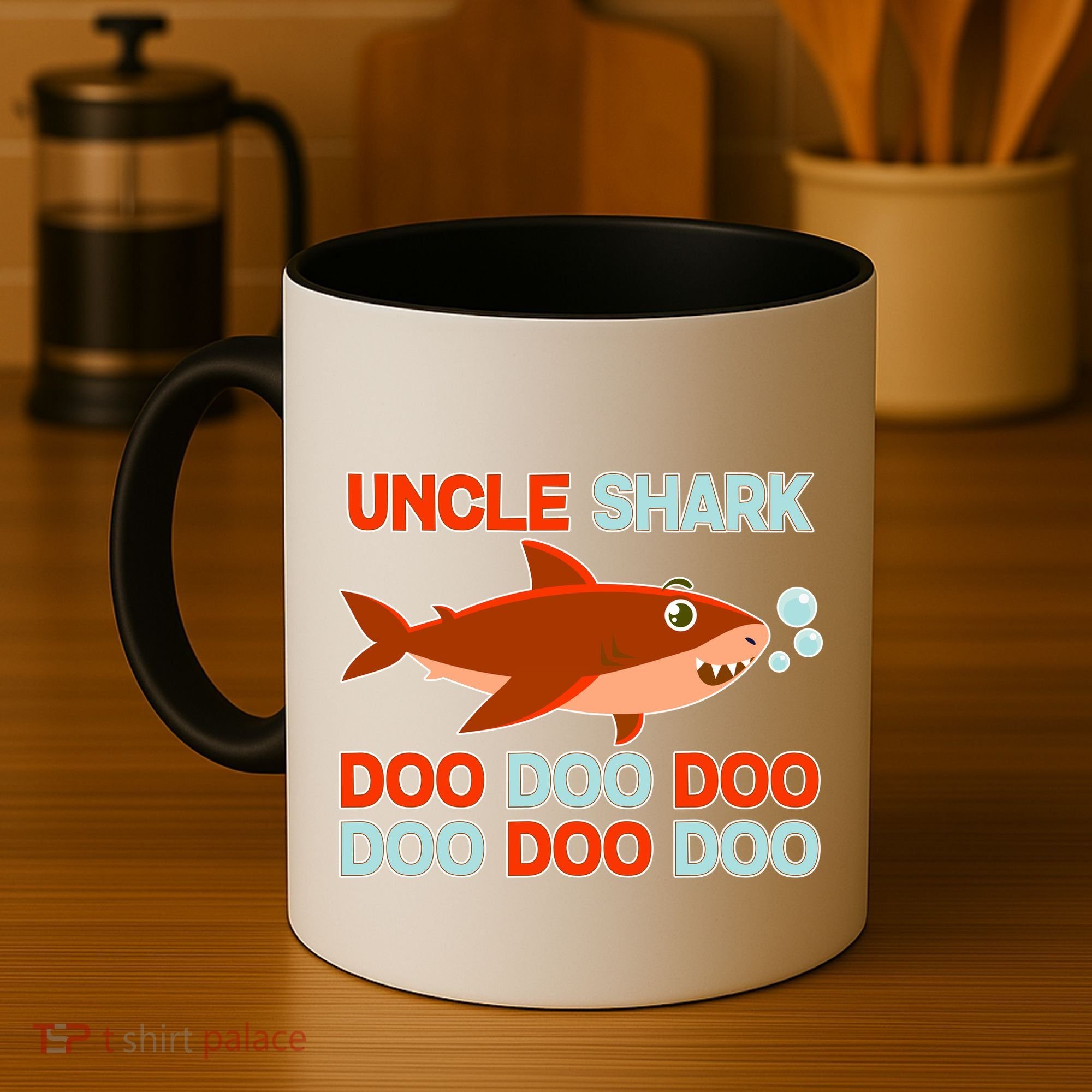 Uncle Shark Doo Doo Doo Coffee Mug