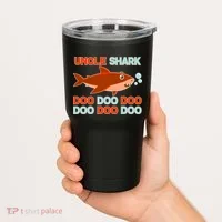 Uncle Shark Doo Doo Doo Tumbler thumb 2